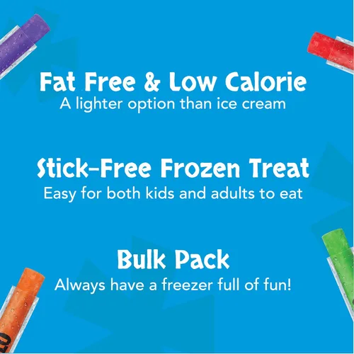 Vista 5 de Otter Pops, Paletas congeladoras originales surtidas, 1 onza congelada en seis sabores Zippy, 100 unidades, (85100)