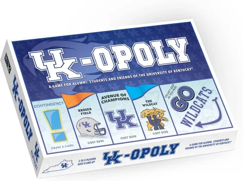 Late for the Sky Juego de mesa Opoly con temática universitaria, 2-6 jugadores, estrategia de fiesta familiar, fichas y ubicaciones de campus,