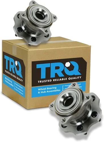 Vista 274 de TRQ Par de conjunto de cubo de cojinete de rueda delantera izquierda derecha, 2 piezas compatible con Lexus GX460 2003-2009 GX470 2003-2023 Toyota