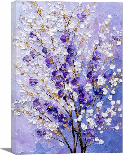 Vista 79 de VOCBAN Tree Minimalist Abstract Botanical Prints Scenery Canvas Wall Art Print Paintings Modern Landscape Pictures Wall Decor Canvas Painting blue