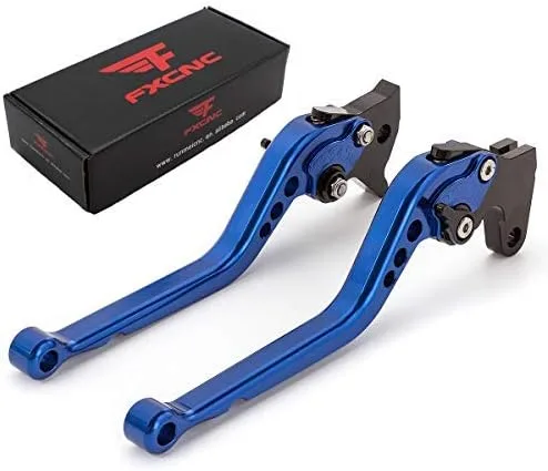 Vista 8 de FXCNC Palancas de embrague de freno ajustables largas para motocicleta compatibles con MT03 MT-03 2006-2011, TDM 900 TDM900 2004-2006