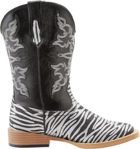 Vista 6 de Roper Bota occidental con purpurina de punta cuadrada (bebéniño pequeño), Negro