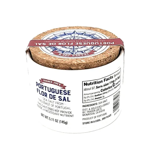 Vista 2 de Trader Joe's Flor De Sal marina portugués Neto Peso neto 5.11 oz (145g) - Paquete de 1