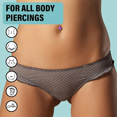 Vista 3 de Base Labs Gel Hisopos para Eliminación de Queloides y Protuberancias de Piercing Hisopos de Gel para el Cuidado Posterior al Piercing