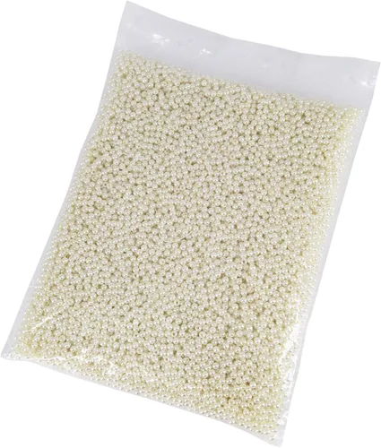 Vista 7 de INSPIRELLE 3000 cuentas redondas sueltas de perlas de imitación de 0.236 in (0.236 in), cuentas espaciadoras sueltas para manualidades, collares