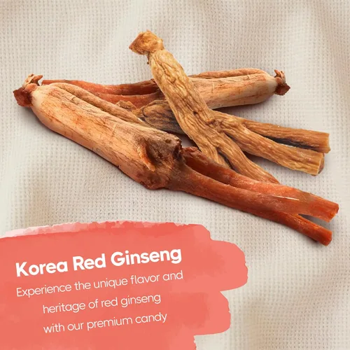 Vista 4 de COELO Dulces de ginseng rojo de Corea, 9.88 oz (9.87 onzas), comida K de primera calidad, dulces coreanos, golosinas masticables, paquete de fiesta