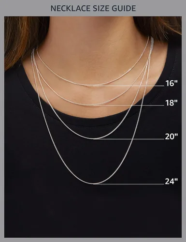 Vista 3 de Tienda Collection Womens Sterling Silver Created Gemstones Four Stone Pendant Necklace