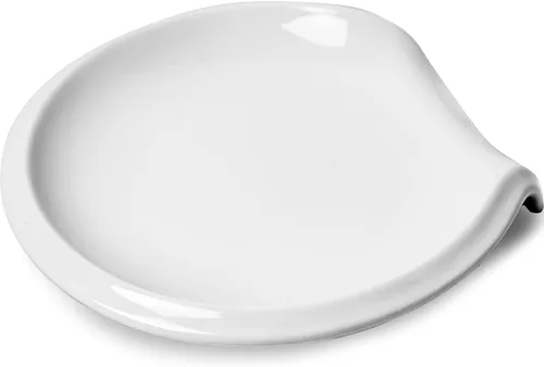 Vista 11 de Reposacharas, Soporte para Cucharas de 4.5 Pulgadas de Porcelana para Encimera de Cocina, Reposacharas Blanco para Estufa, Accesorios de Utensilios
