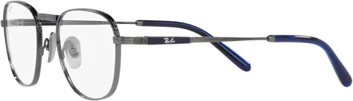 Vista 3 de Ray-Ban Rx8258v Frank Titanium Square Prescription Eyewear Frames