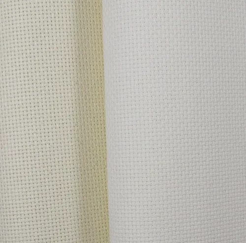 Vista 48 de KCS 2 piezas de tela de costura de algodón Aida de punto de cruz de 15 x 18 pulgadas (blanco antiguo, 14 unidades)