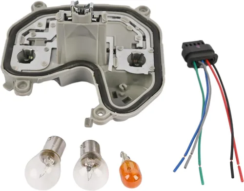 Soporte para lámpara trasera derecha del lado del pasajero con enchufe y bombilla 68270837AA compatible con Jeep Renegade 2015-2023 Reemplazar