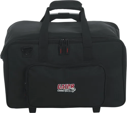 Vista 9 de Gator Cases - Bolsa de mano para sostener hasta (4) accesorios de iluminación LED estilo par con divisores ajustables