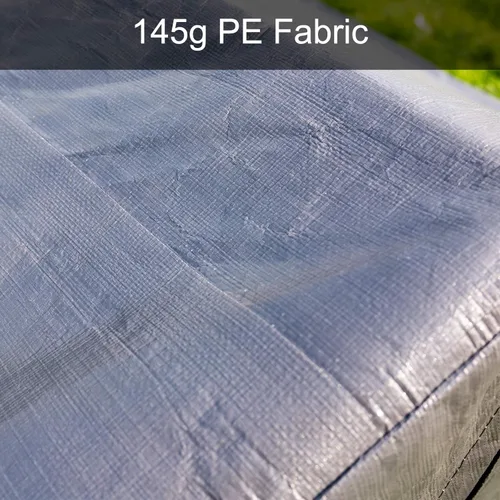 Vista 3 de Sunnyglade Cubierta superior de repuesto para toldo de cochera de 10 x 20 pies con faldas de poste de tela y accesorios para tienda de campaña