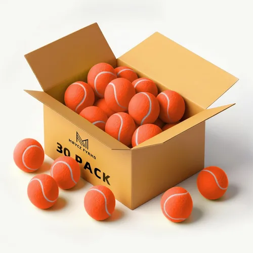 Vista 9 de 30/40 Pack Training Tennis Balls, Pet Dog Playing Balls, Practice Tennis Balls with Mesh Bag for Transport and Beginner Training