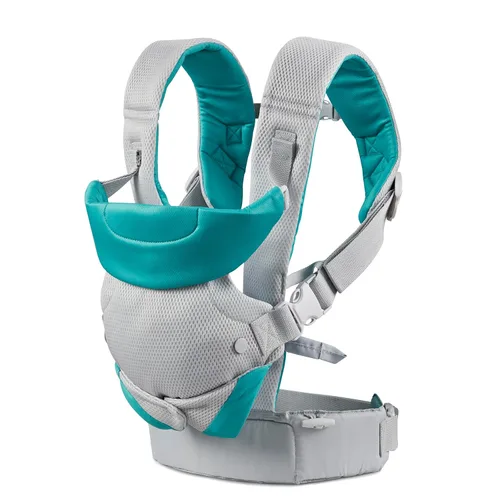 Vista 11 de Infantino Flip 4 en 1 ligero y Airy Convertible Carrier - Transpirable, 4 posiciones, soporte lumbar