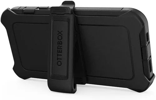Vista 5 de Funda OtterBox Defender Series Edición Sin Pantalla para iPhone 14 e iPhone 13 (Solamente) - Clip de Funda Incluido - Protección de Defensa Negro