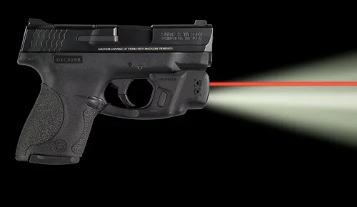 Vista 2 de LaserMax LaserMax Centerfire® Light/Láser (rojo) CF-SHIELD-C-R con GripSense para uso en Smith & Wesson Shield 0.354 in/40