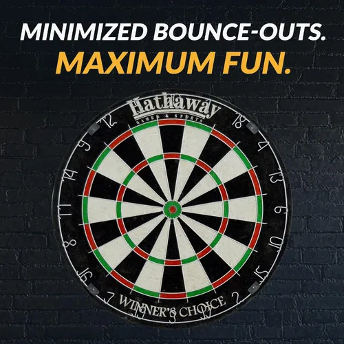 Vista 7 de HathawayWinner's Choice 18-in Bristle Dartboard