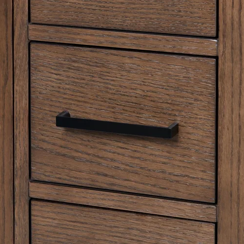 Vista 13 de ARIEL Cambridge tocador de baño con fregadero, madera maciza, encimera y protector contra salpicaduras de cuarzo blanco puro de 1.5 pulgadas