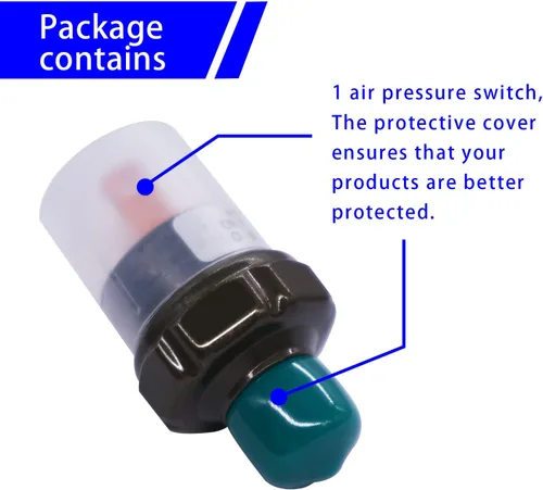 Vista 2 de mankk Interruptor de presión de aire 70-100 PSI Rosca 1/4 "NPT 24V 12V DC Compresor de aire Interruptor de presión para tren de bocina de aire
