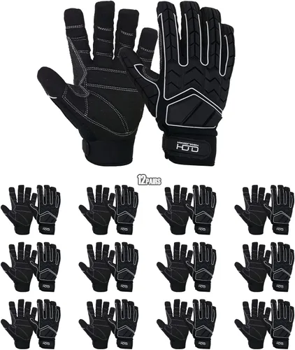 Vista 11 de HANDLANDY Anti Vibration Gloves, SBR Padding, TPR Protector, Mechanic Work Gloves