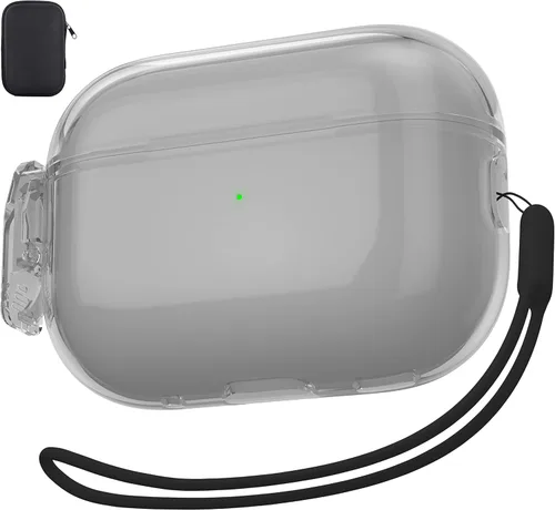 Vista 36 de Funda Valkit Compatible para AirPods Pro, Funda Protectora Transparente y Suave a Prueba de Golpes para AirPods Pro Gen 2ª/1ª (2023/2022/2019)