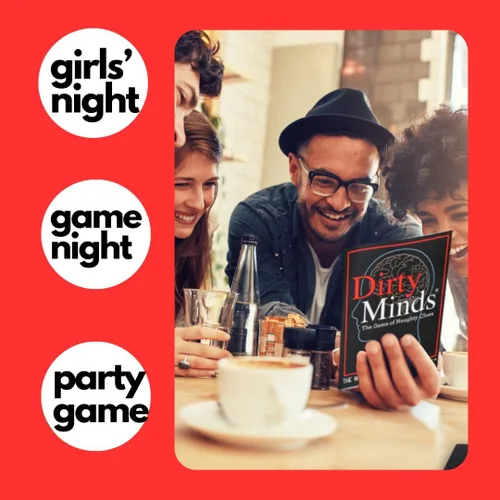 Vista 4 de TDC Games Original Dirty Minds Party Game - Funny Card Games for Adults, Hilarious Party Games, Perfect for Couples and Date Night