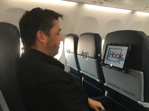 Vista 2 de TabletHookz - Soporte universal para tablet y teléfono para coche, compatible con todas las marcas populares y dispositivos de tamaño también se