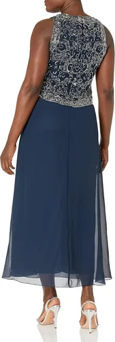 Vista 4 de J Kara Vestido de 1 pieza sin mangas para mujer