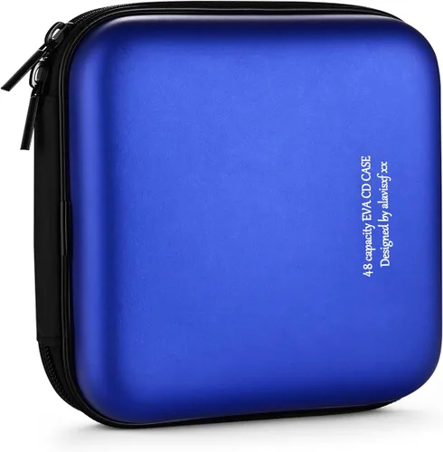 Vista 55 de Funda para DVD, estuche de CD EVA, organizador de almacenamiento, portátil, protector de DVD, soporte para billetera para coche