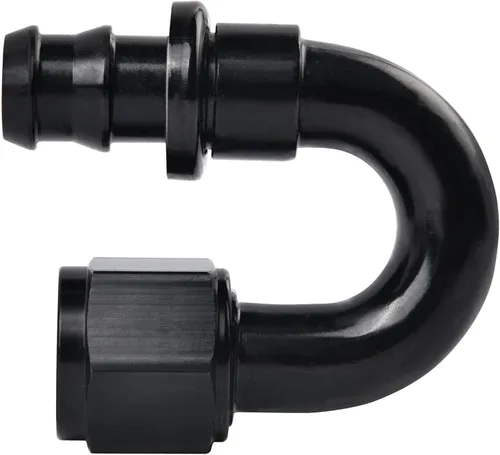 Vista 11 de EVIL ENERGY 4AN - Acople de manguera de bloqueo de empuje de 45 grados, color negro