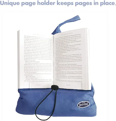 Vista 6 de The Book Seat - Púrpura Aubergine - La forma más cómoda de leer, ¡con las manos libres!