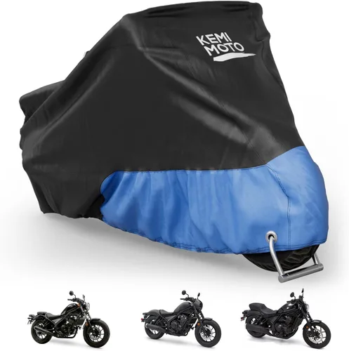Vista 11 de KEMIMOTO Funda de almacenamiento para motocicleta 420D resistente al agua, ajuste impermeable para Rebel300 500 1100 Sportster Iron 883 Shadow