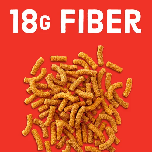 Vista 6 de Fiber One Cereal, salvado original, cereal de alta fibra hecho con grano entero, 19.6 oz 65% valor diario de fibra, apto para Glp-1, excelente