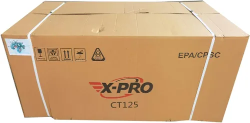 Vista 6 de X-PRO - Cuatrimoto de 150cc con luces LED y neumáticos grandes de 41cm. (Color negro, paquete de fábrica)