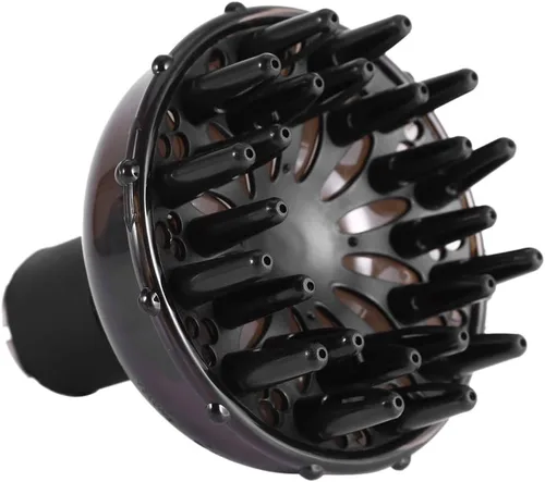 Vista 6 de Difusor universal para secadora, boquilla ajustable y control de volumen de aire, para estilo ondulado rizado, difusor profesional