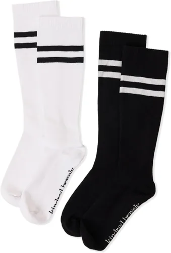 Kindred Bravely Paquete de 2 calcetines de compresión | Calcetines de compresión graduados para circulación, embarazo, viajes, Paquete de 2: blanco