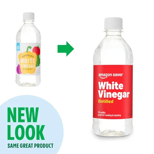 Vista 4 de Yaxa Saver, Vinagre blanco destilado, ideal para cocinar y limpiar, 16 onzas líquidas (anteriormente Happy Belly, el embalaje puede variar)