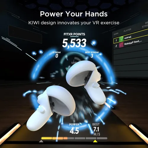 Vista 2 de KIWI design Controlador de peso VR compatible con accesorios de fitness Quest 2 controlador de peso ajustable funciona con todas las aplicaciones