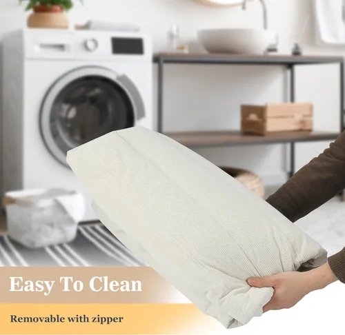 Vista 3 de Silla de Puf, Bolsas de Puf junto al Fuego, Sofá Perezoso Grande, Sillón de Puf de Espuma Viscoelástica para Dormitorio, Sala de Estar, Oficina