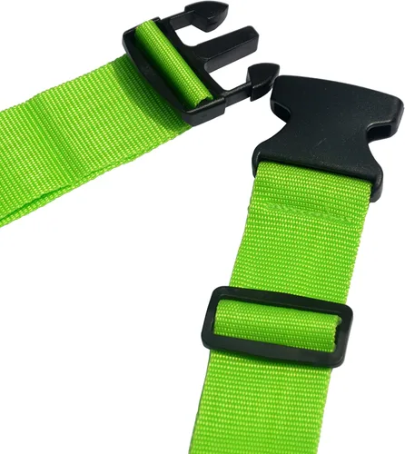 Vista 5 de WeBravery Correa de equipaje ajustable Maleta Cinturón Correas Accesorios de viaje (verde 1 paquete)