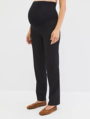 Vista 3 de Motherhood Maternity Women's Bi-Stretch Secret Fit Belly Straight Leg Suiting Pant