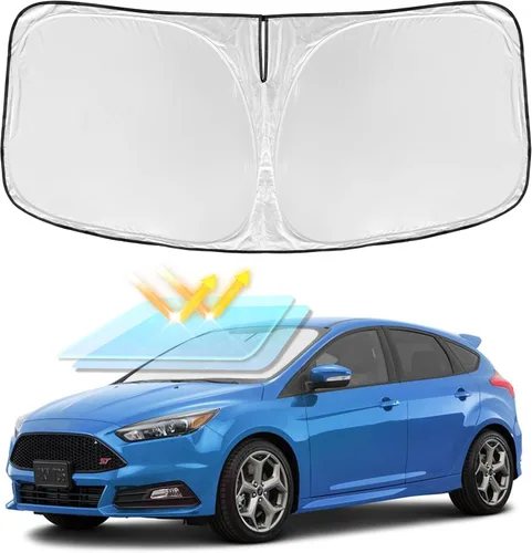 Vista 187 de Parasol de 2025 capas para parabrisas, ajuste personalizado, tela 240T, parasol retráctil que bloquea los rayos ultravioletas, accesorios