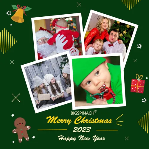 Vista 6 de BIGSPINACH El primer mordedor de Navidad para bebé, árbol de Navidad y oso de Navidad, sonajero, anillo de dentición, juguetes de dentición