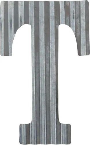 Vista 21 de COLLECTIVE HOME - Decoración de pared con letras de metal de 12 pulgadas, números de acero galvanizado, símbolos de decoración rústica para colgar