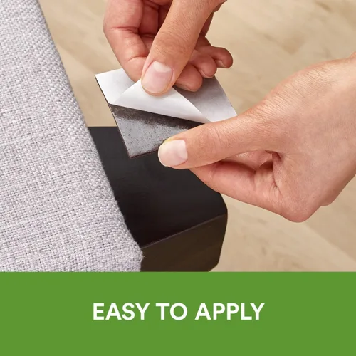 Vista 7 de Scotch almohadillas de fieltro, redondas, marrones, de 1 pulgada de diámetro, 16 almohadillas por paquete (SP821-NA)., SP820-NA