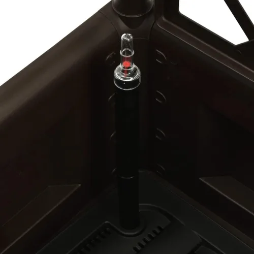 Vista 6 de Cama elevada de jardín con enrejado y sistema de riego automático, cama de jardín elevada, jardineras al aire libre para jardín de hierbas de flores