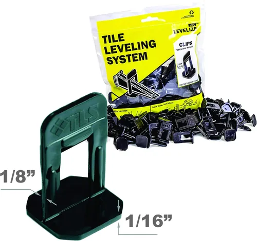 Vista 7 de 500 espaciadores de azulejos de 1/8 pulgadas (clips), 100 piezas - Cuñas reutilizables, 1 alicates de instalación gratis - Sistema de nivelación