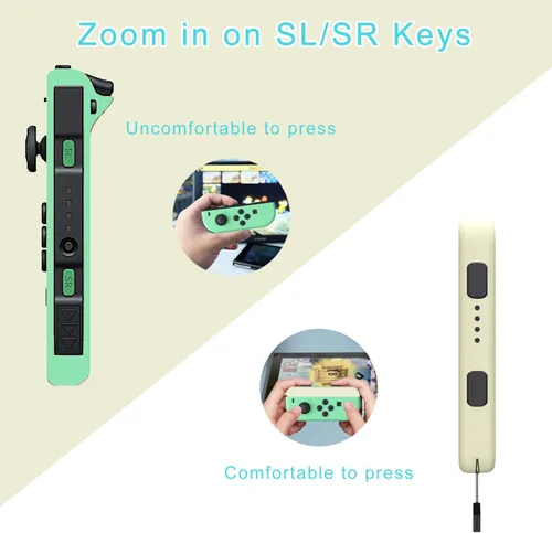 Vista 3 de 4 Pack Wrist Strap for Switch Joycon - Replacement Accessories for Joy con Straps (Black and White)