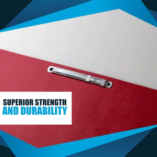 Vista 5 de OLYMPX 100 bases de sujeción de papel metálico de alta calidad de 1 pulgada, base de 2.75 pulgadas para accesorios de carpetas de archivos de papel